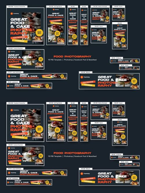 食品攝影橫幅廣告 設計與軟件開發融合的藝術